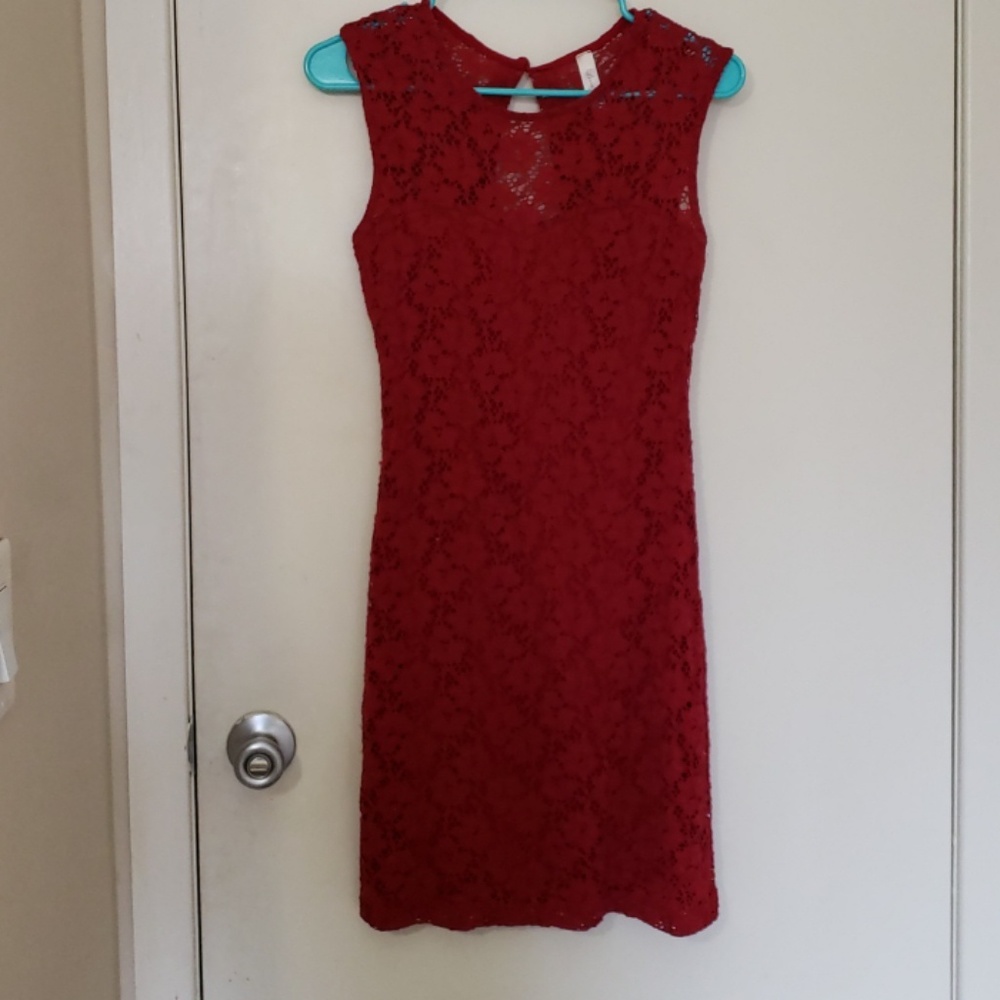 Red dress